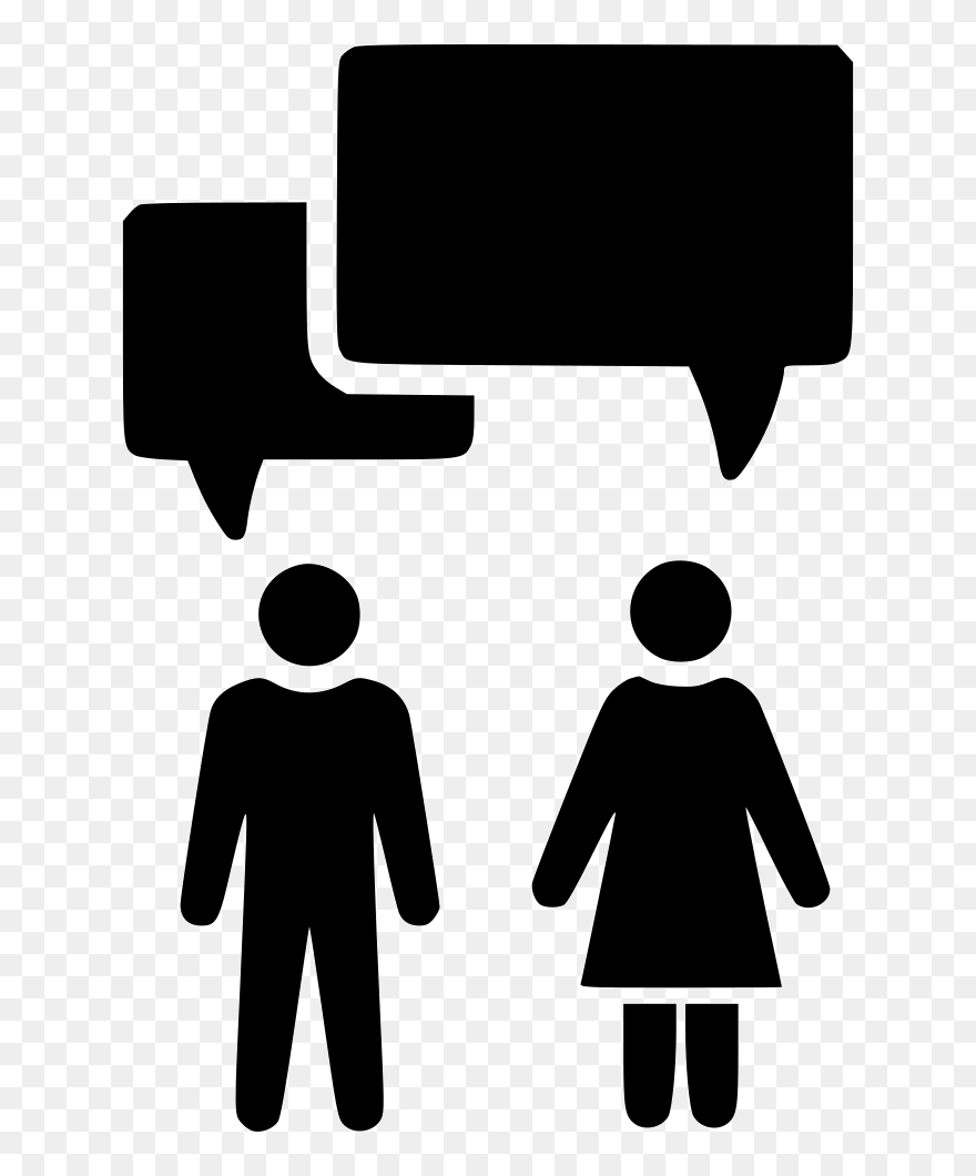 Conversation Chat Couple Marriage - Argument Png Clipart