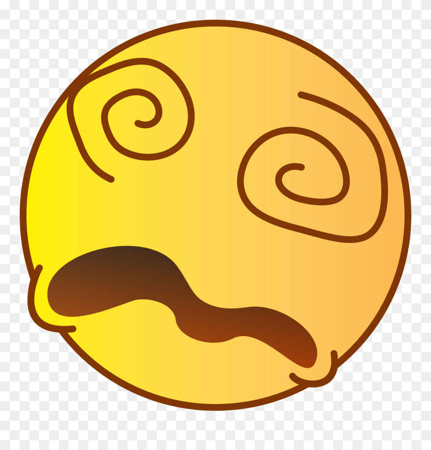 Cartoon Of Dazed Face Clipart