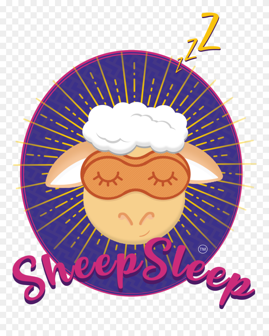 Sheep Sleep Logo Only No Clouds Hires No Pp - Clip Art - Png Download