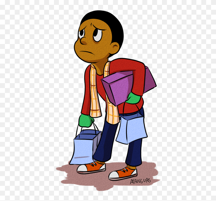 Clipart Kids Spending Money To Have Fun Jpg Library - Cartoon - Png Download