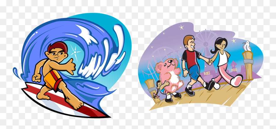 Surfer Clipart - Png Download