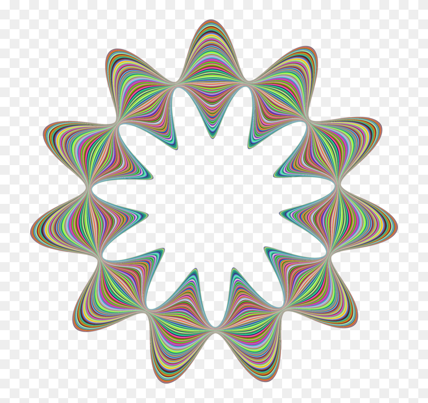 Flower,leaf,symmetry - Malaysia Flag Vector Png Clipart