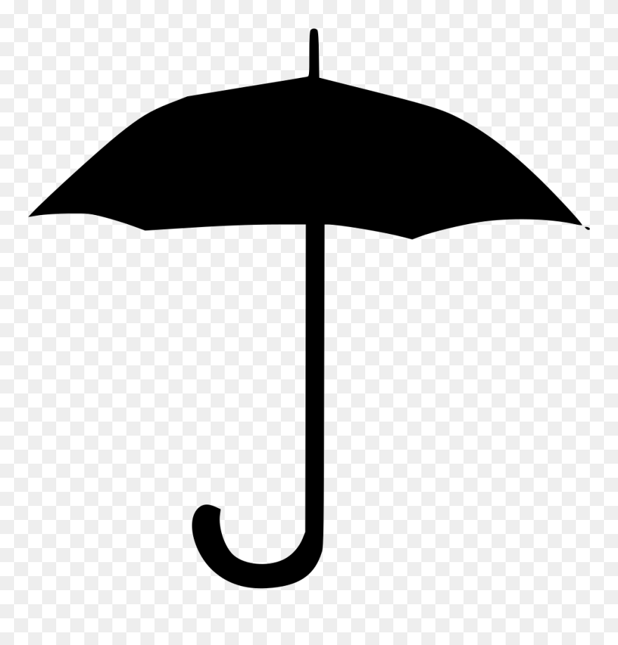 Clipart Umbrella Rain - Clip Art - Png Download