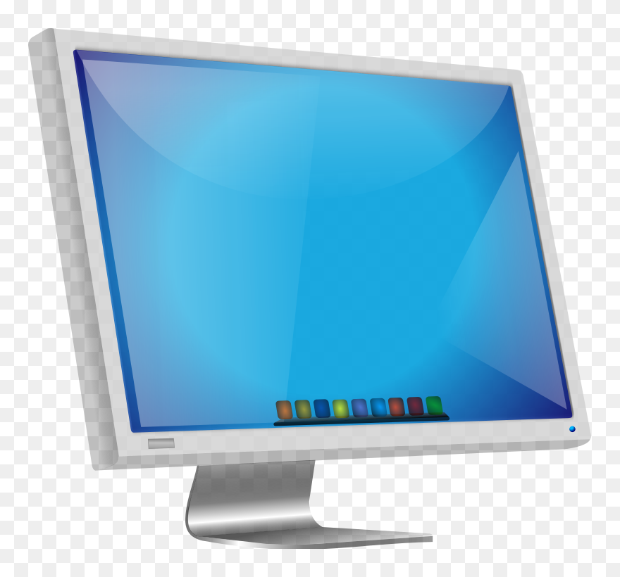 Computer Monitor Clip Art - Monitor Clipart - Png Download