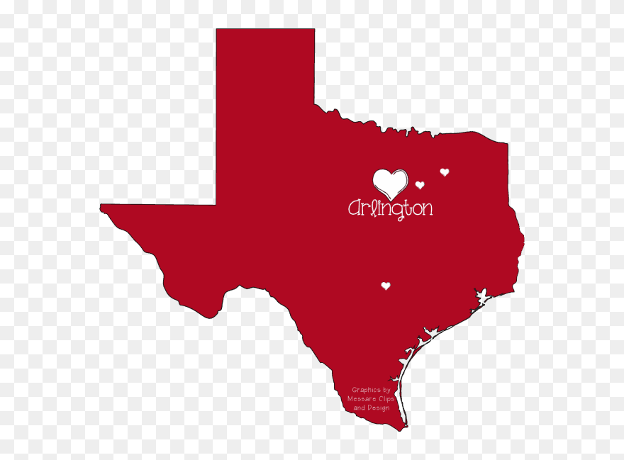 Texas Map Clipart