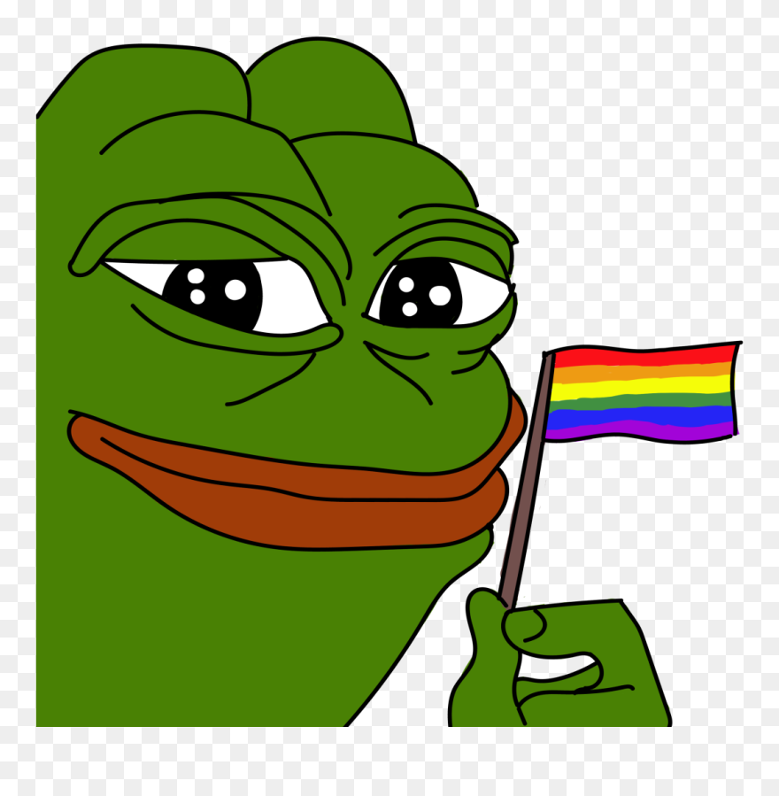 Smug Pepe Png - Gay Pepe The Frog Clipart