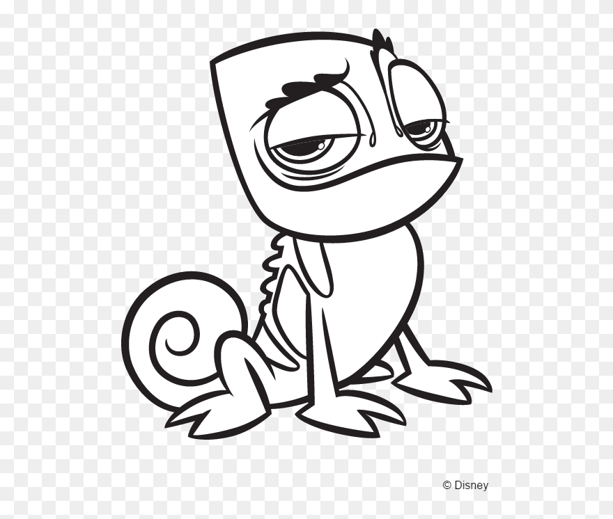 Line Drawing Pascal Tangled Clipart