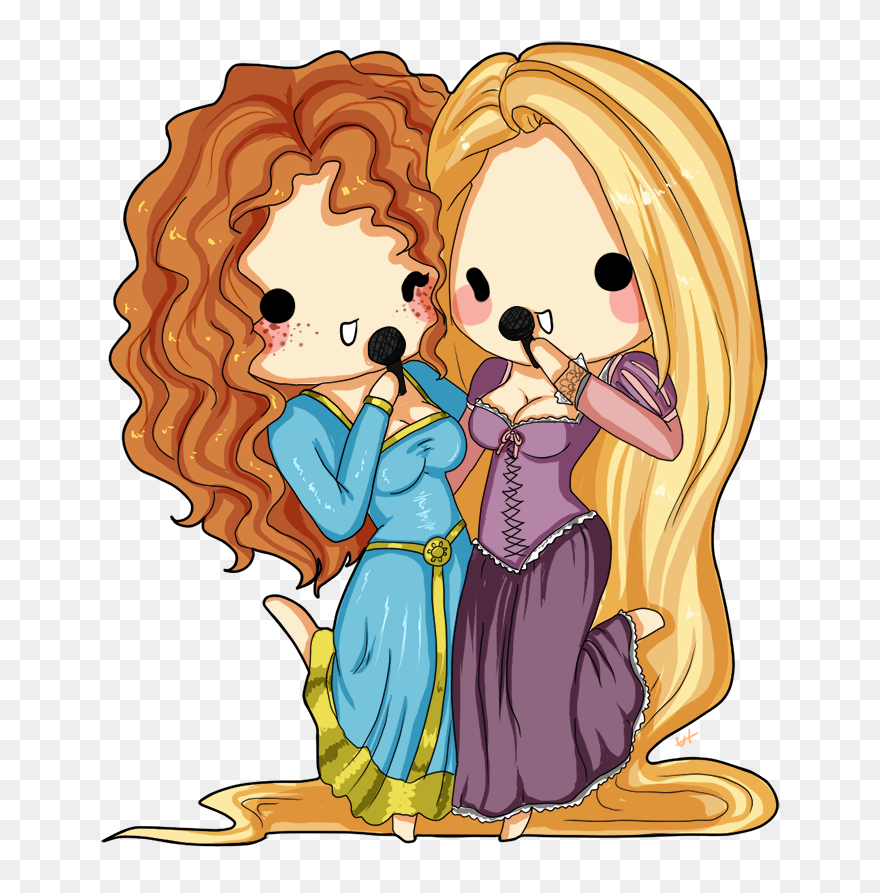 Collection Of Free Merida Drawing Rapunzel Download - Yoshiebutt Princess Clipart