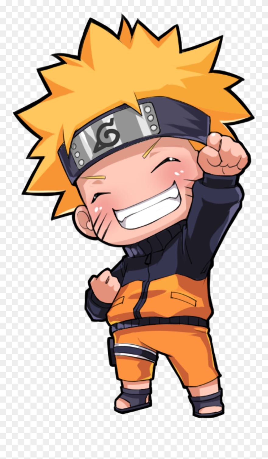 Hair Clipart Naruto, Picture - Naruto Chibi - Png Download