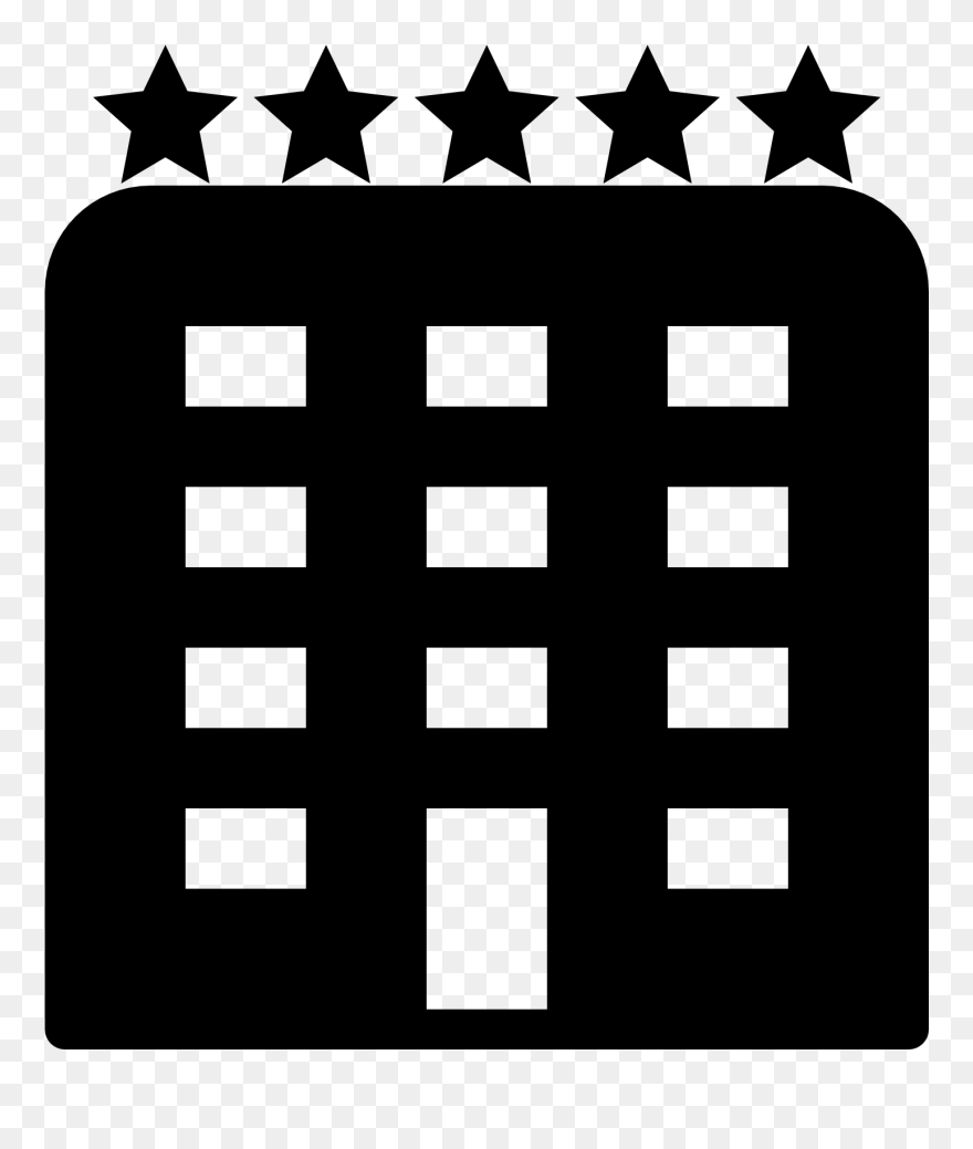 5 Star Hotel Icon Clipart