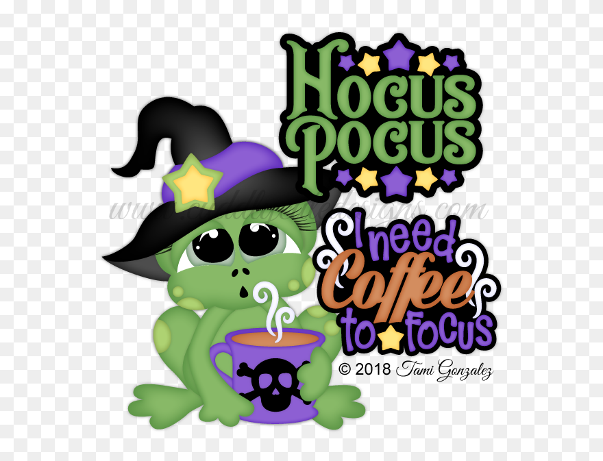 Coffee Frog - Cartoon Clipart