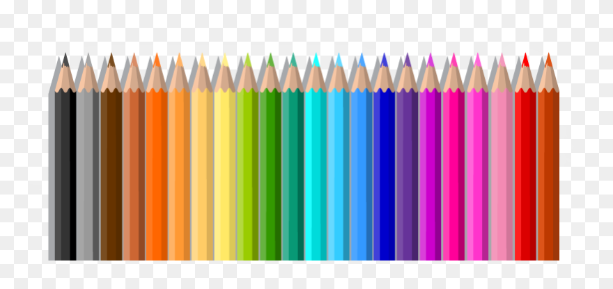 Crayon Colored Pencil - Colored Pencils Transparent Background Clipart