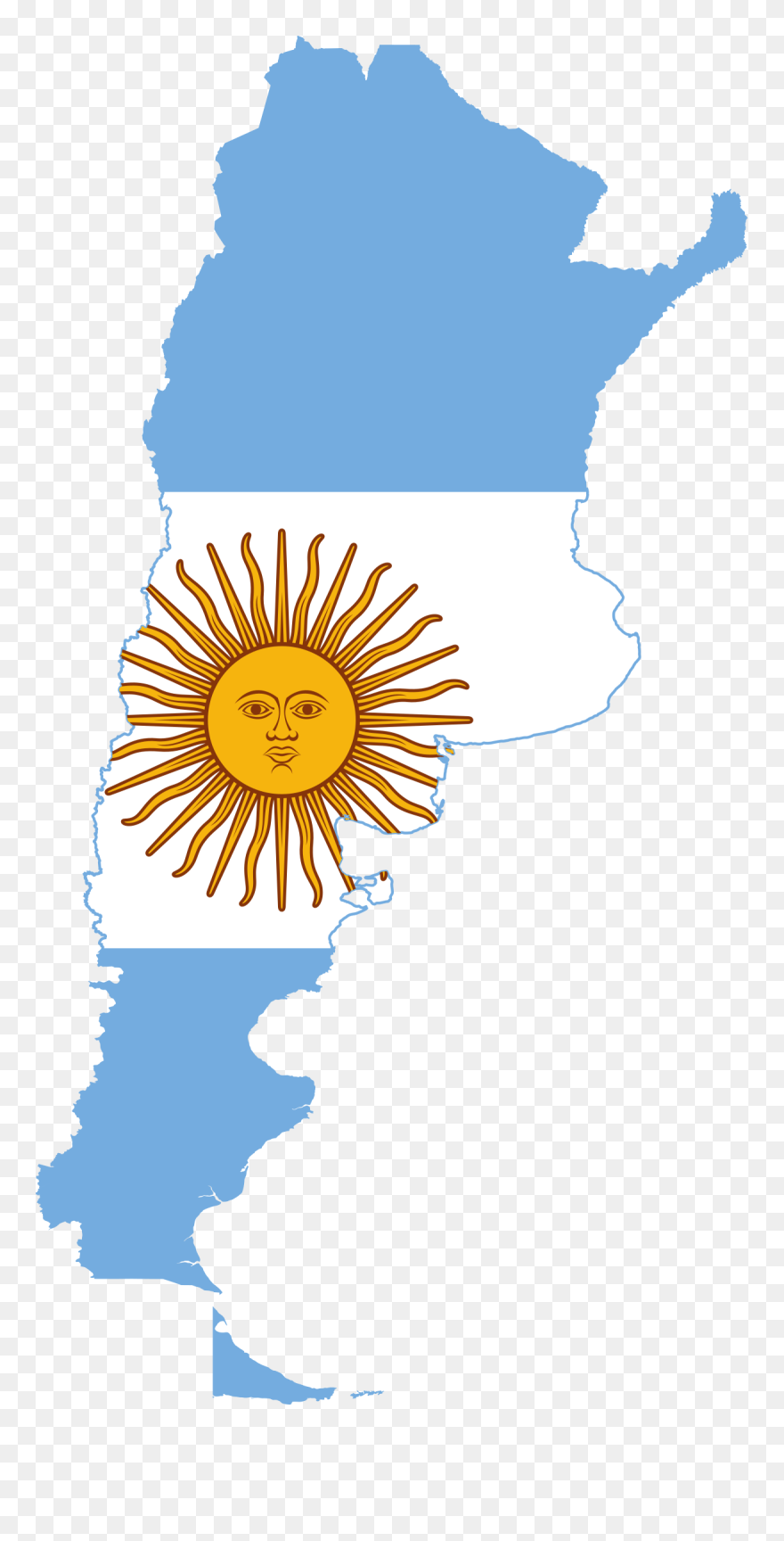 Argentina Stickers Clipart
