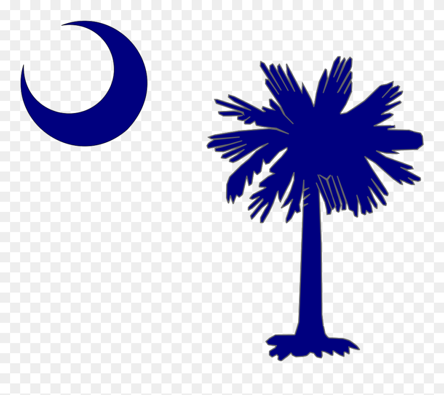 South Carolina Flag Clip Art - Png Download