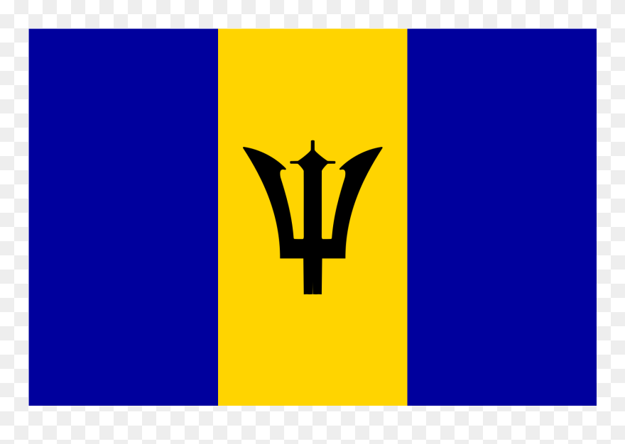 Barbados Flag Clipart