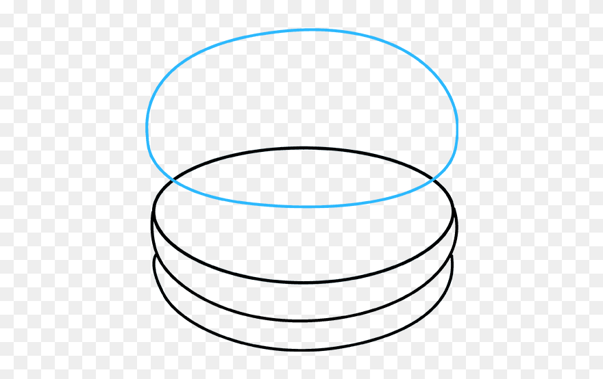 How To Draw Burger - Magic Square Clipart