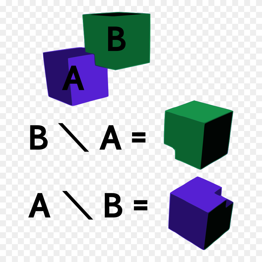 Difference Of Two Cubes Png Images - Fast Food Clipart
