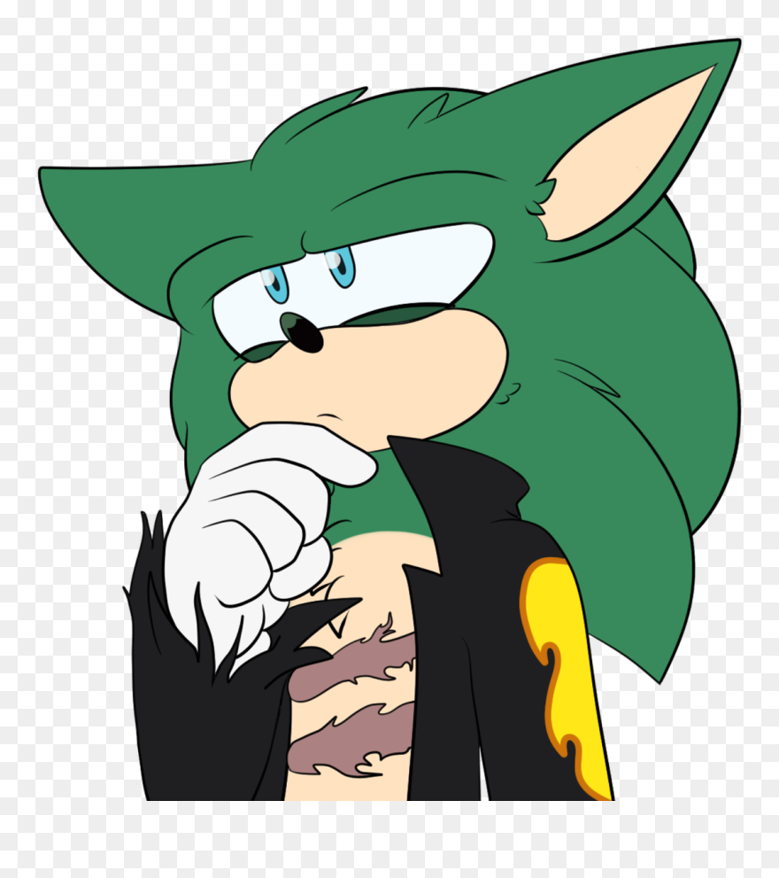 Short Clipart Curious Person - Scourge Sonic Expressions - Png Download