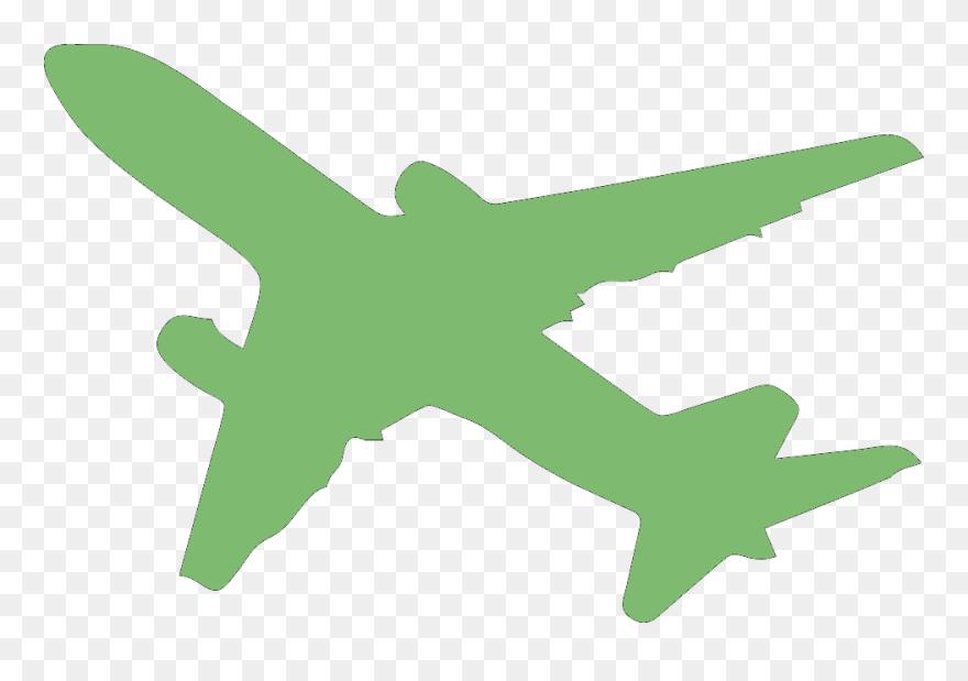 Silhouette Airplane Png Clipart