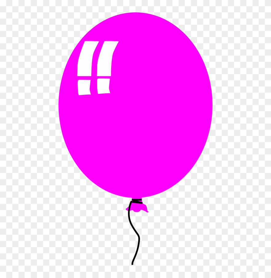 Balloon Purple Birthday - Balloon Clip Art - Png Download