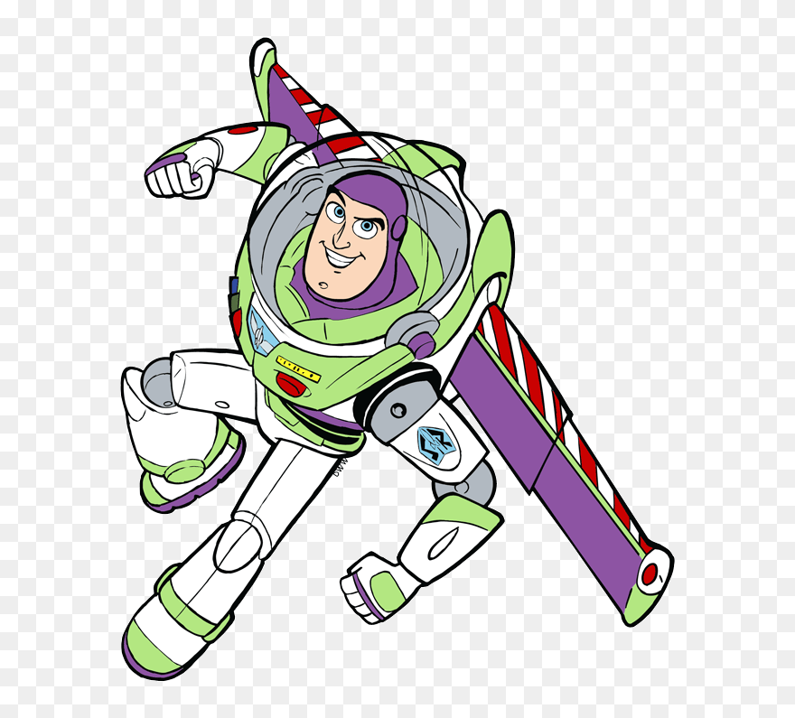 Cartoon Toy Story 4 Buzz Lightyear Clipart