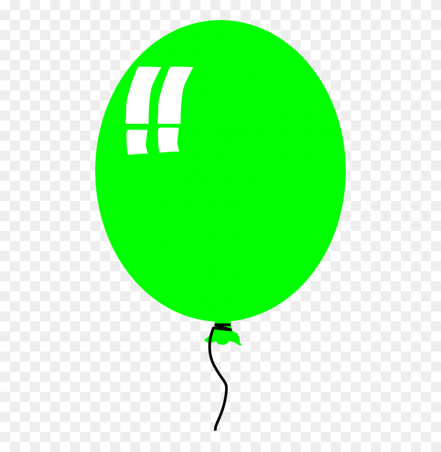 Ballon Green Happy - Balloon Clip Art - Png Download