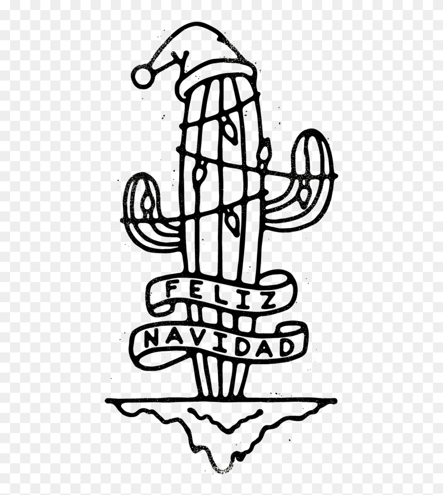 Feliz-cactus - Drawing Clipart