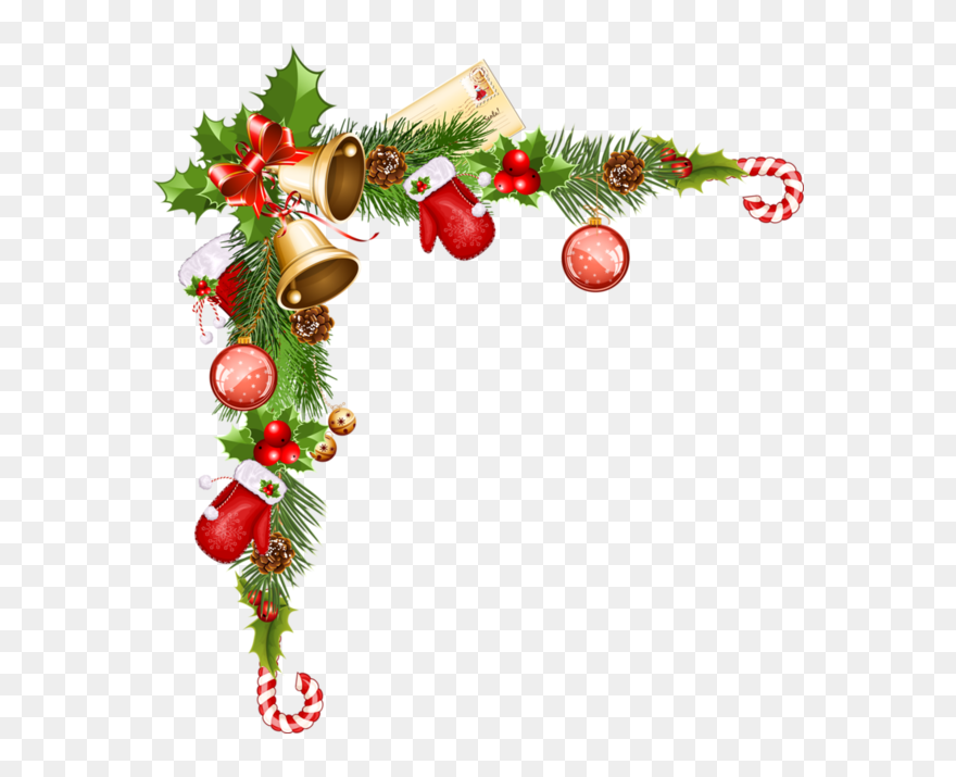 #christmasdecorations #christmasiscoming #merrychristmas - Transparent Christmas Corner Border Clipart
