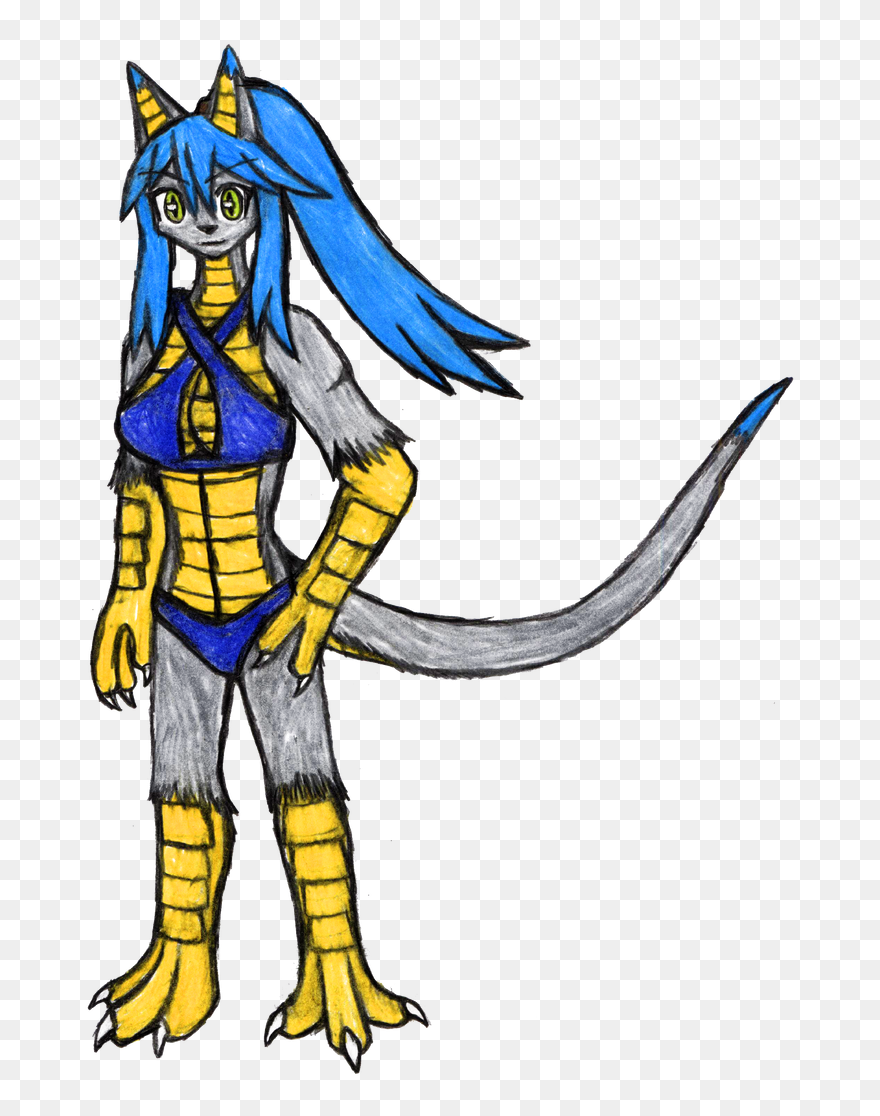 Rika Aoi Swimwear - Cartoon Clipart