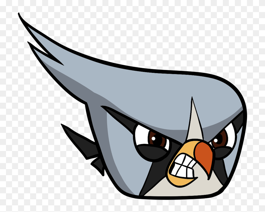 Gray Angry Birds 2 Clipart