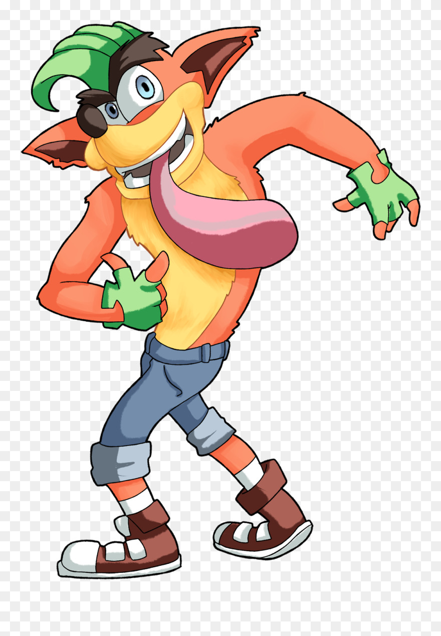 Wahhbajack S Art Blog - Jacksepticeye Crash Bandicoot Fan Art Clipart