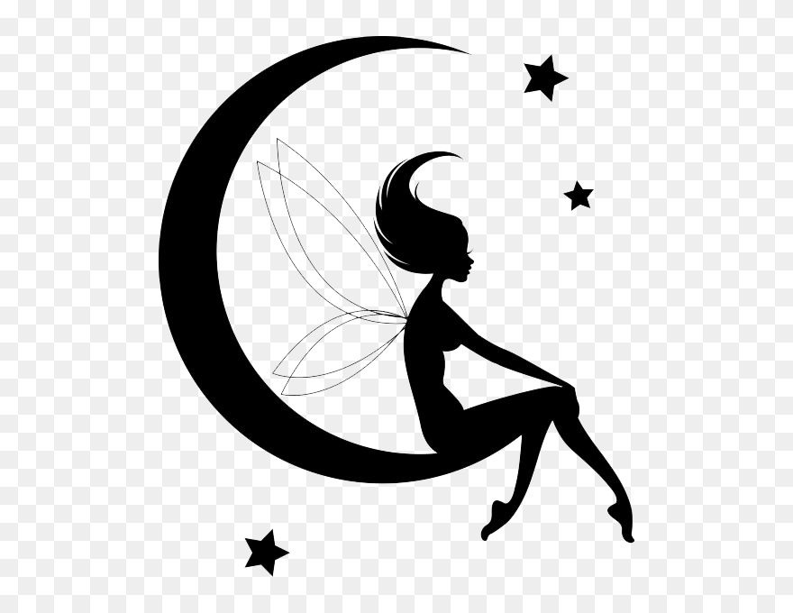 Tinker Bell Fairy Silhouette Clip Art - Happy Fathers Day Cute - Png Download