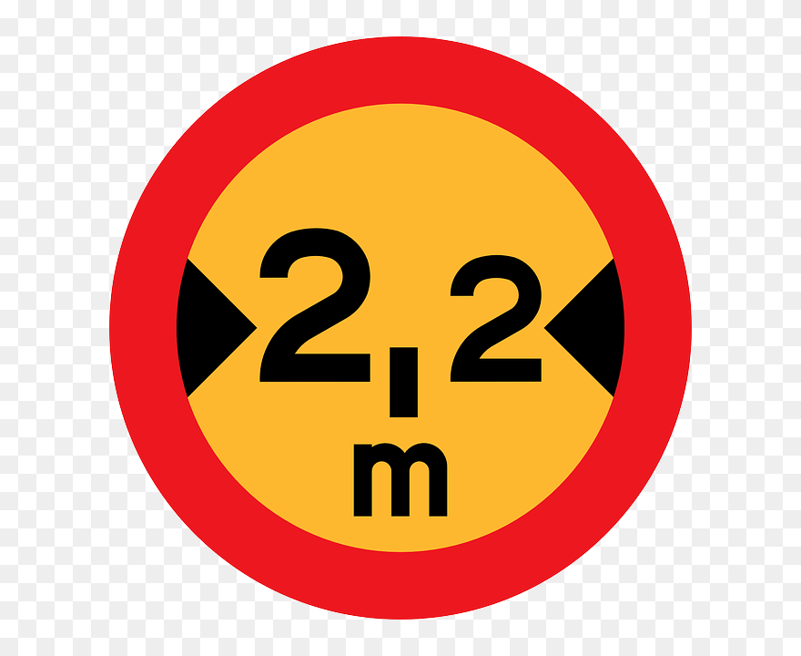 Maximum, Sign, Signs, Transportation, Road, Roadsigns - Clip Art - Png Download