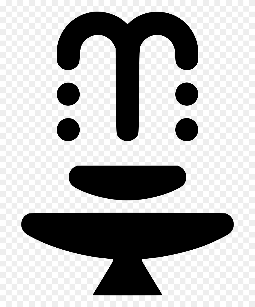 Water Fountain - Icon Clipart