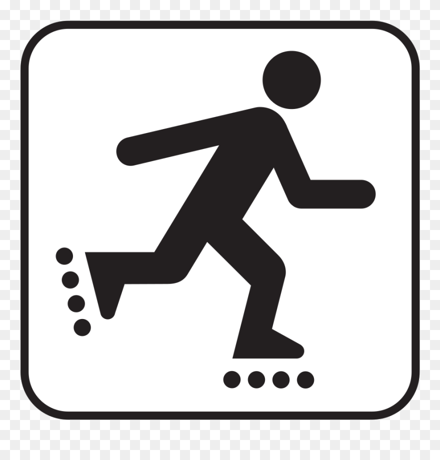 Roller Skates Clipart - Png Download