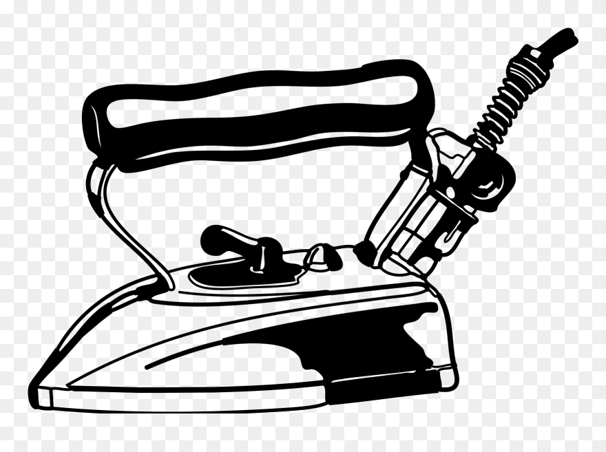 Iron Clipart Black & White - Png Download