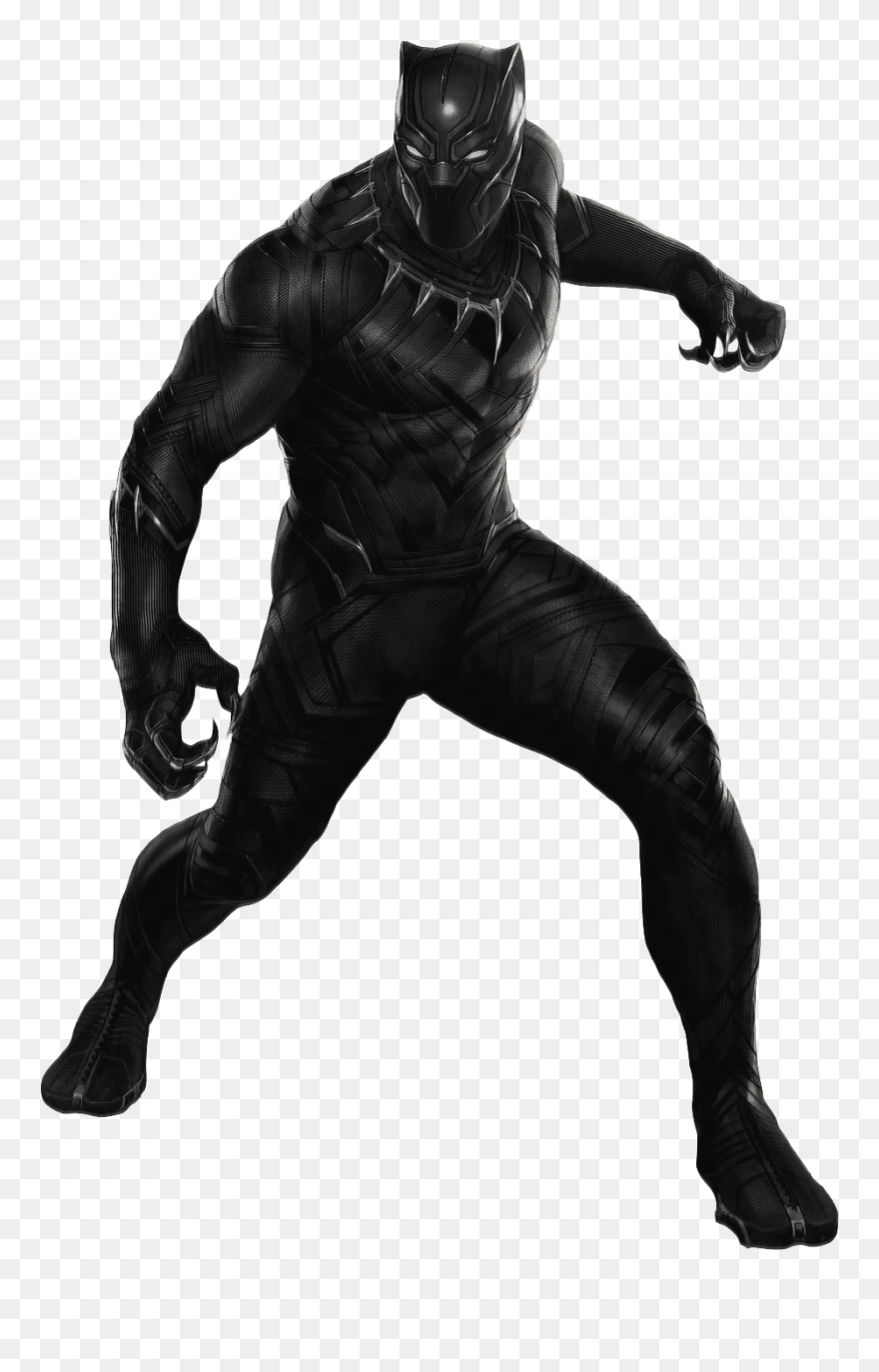 Black Panther Costume Iron Man Suit Clothing - Black Panther Png Clipart