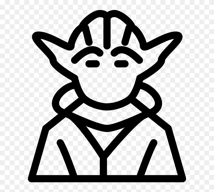 Drawing Yoda Line - Positive Sum Game Toch Clipart