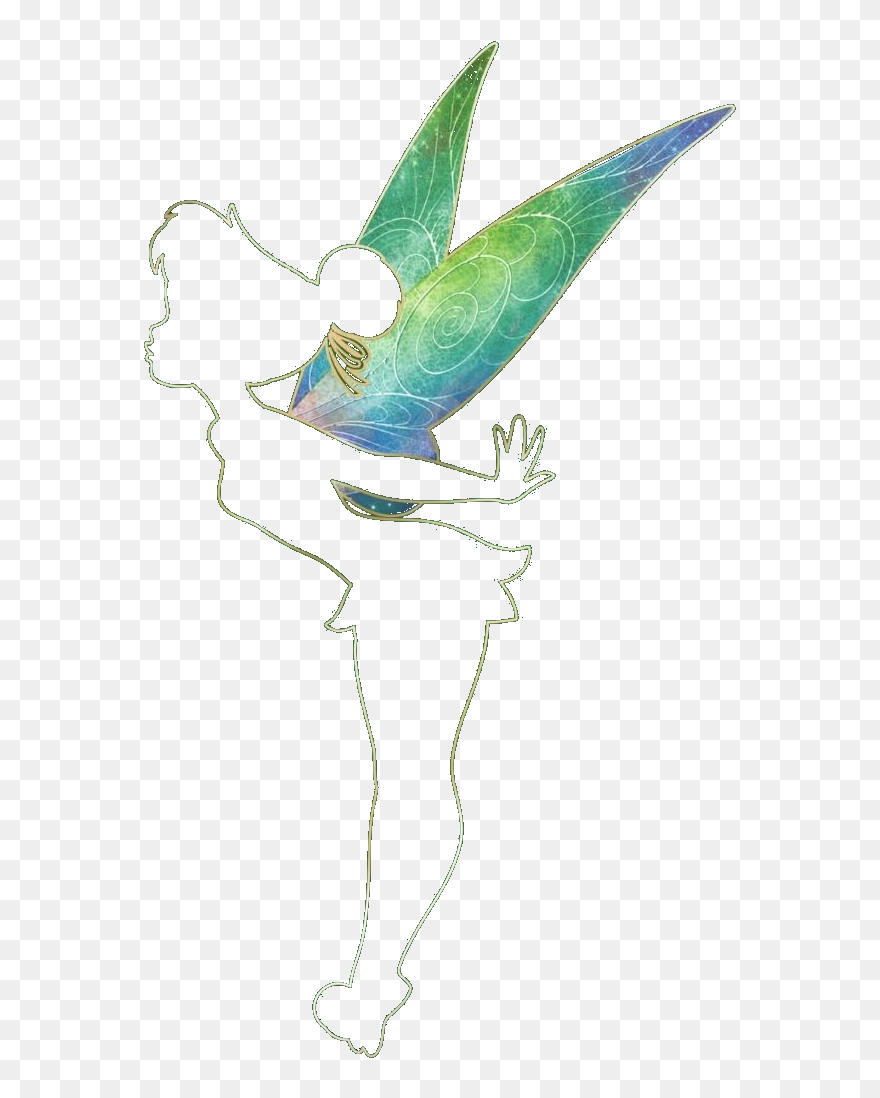 Silueta Tinkerbell Png Clipart