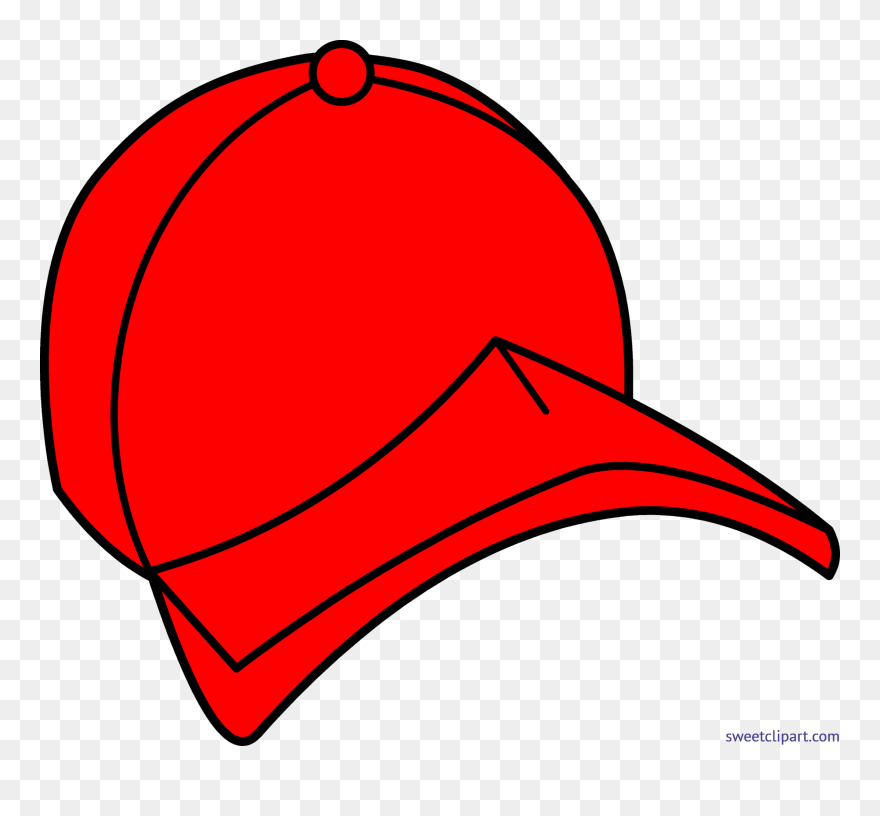 Clipart Baseball Hat With Logo Vector Royalty Free - Red Cap Clipart - Png Download