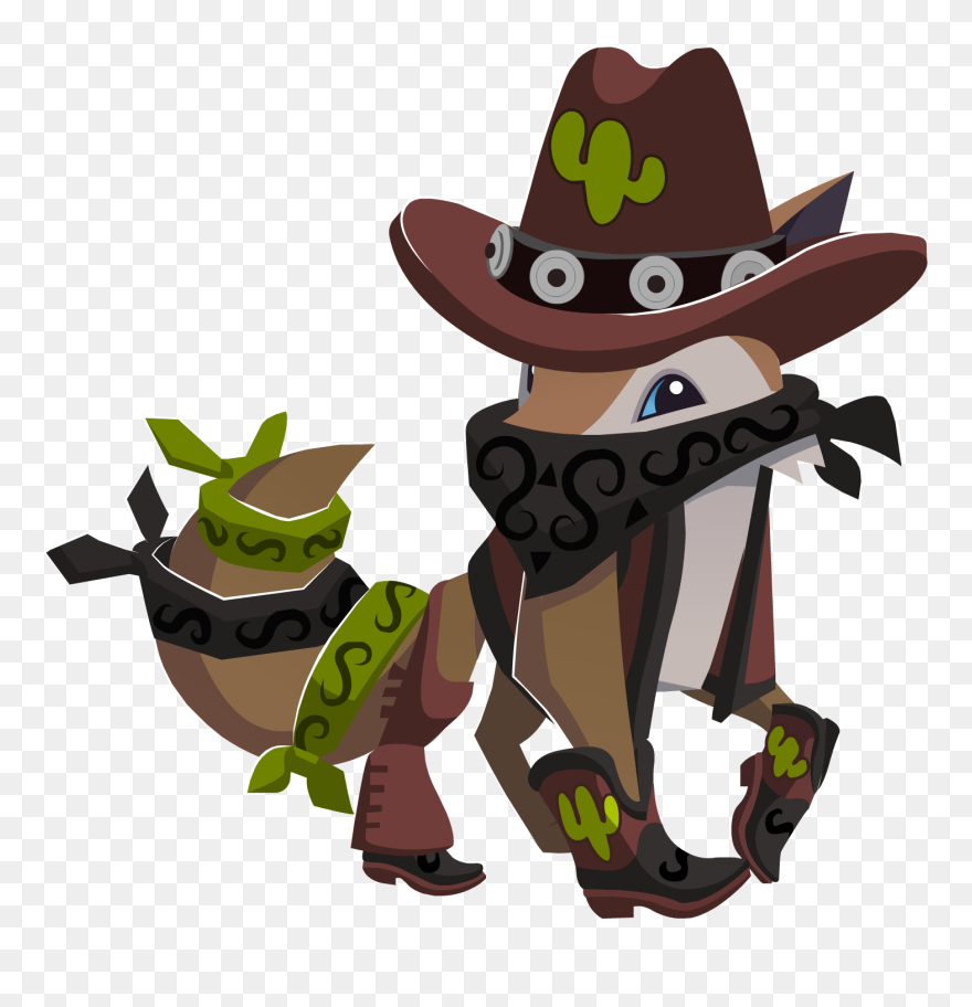 Image Wild West Set - Coyote Looks Animal Jam Clipart