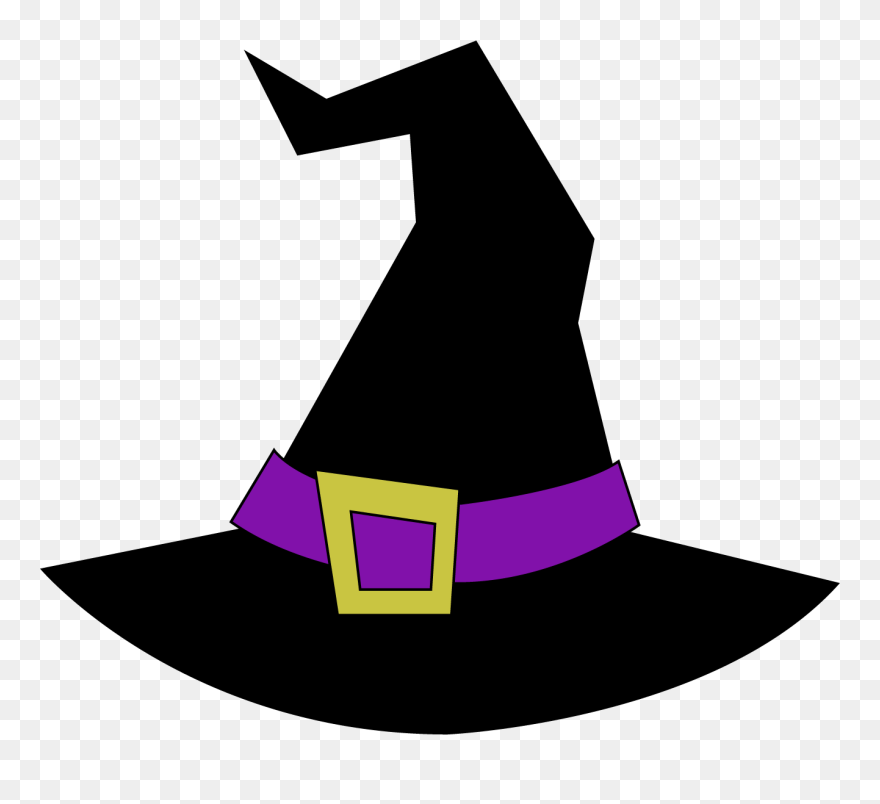 Clip Art Witch Hat - Png Download