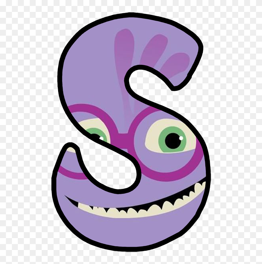 Monster Letter S Clipart