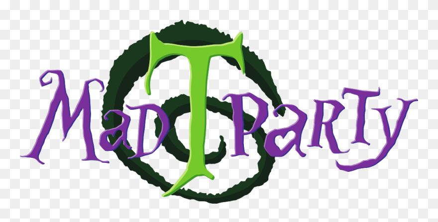 Mad T Party Disney California Adventure Mad Hatter - Mad T Party Logo Png Clipart