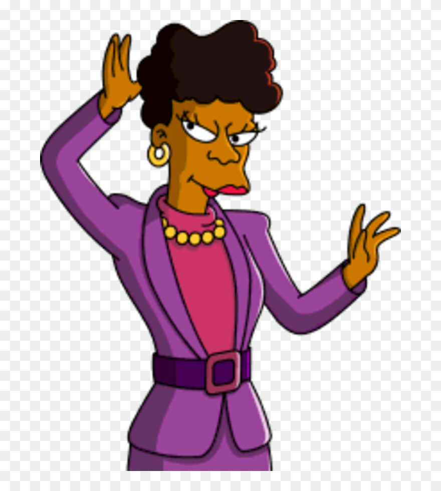 Dr Hibbert's Wife Clipart