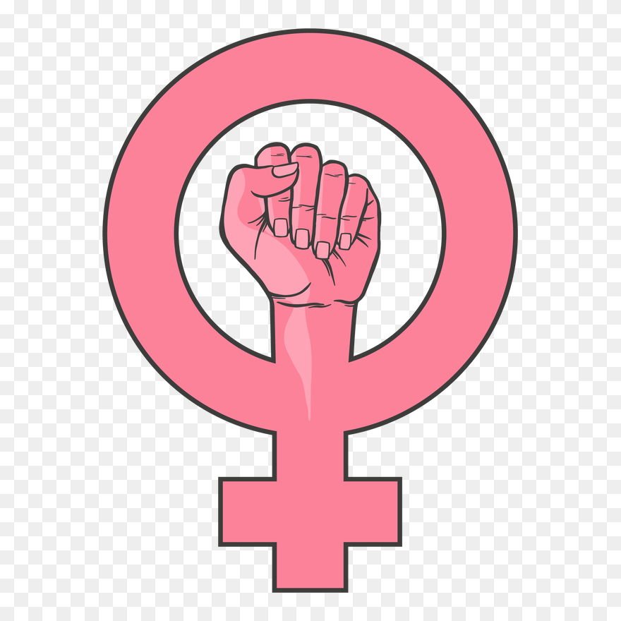 Picture - Feminist Symbol Png Clipart