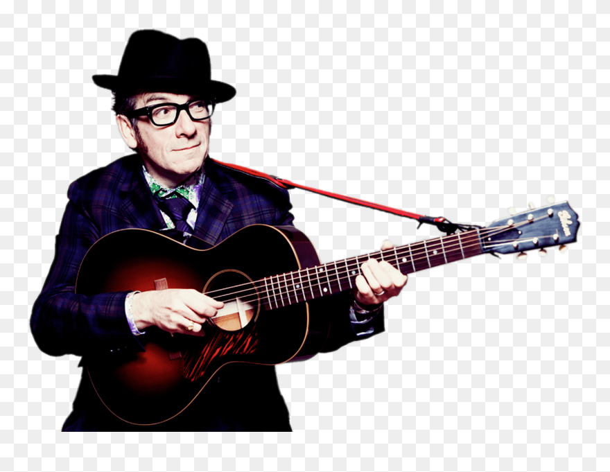Guitar Clipart Guitar Elvis - Elvis Costello Png Transparent Png