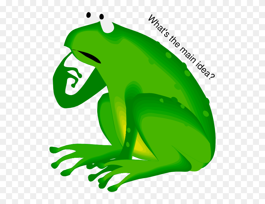 16 Main Idea And Details Clipart - Happy Belated Birthday Frog - Png Download