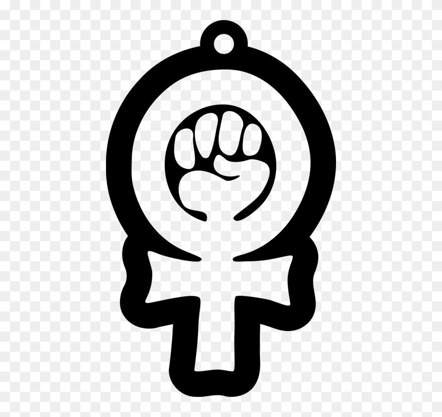 Human Behavior,area,monochrome Photography - Second Wave Feminism Symbol Clipart