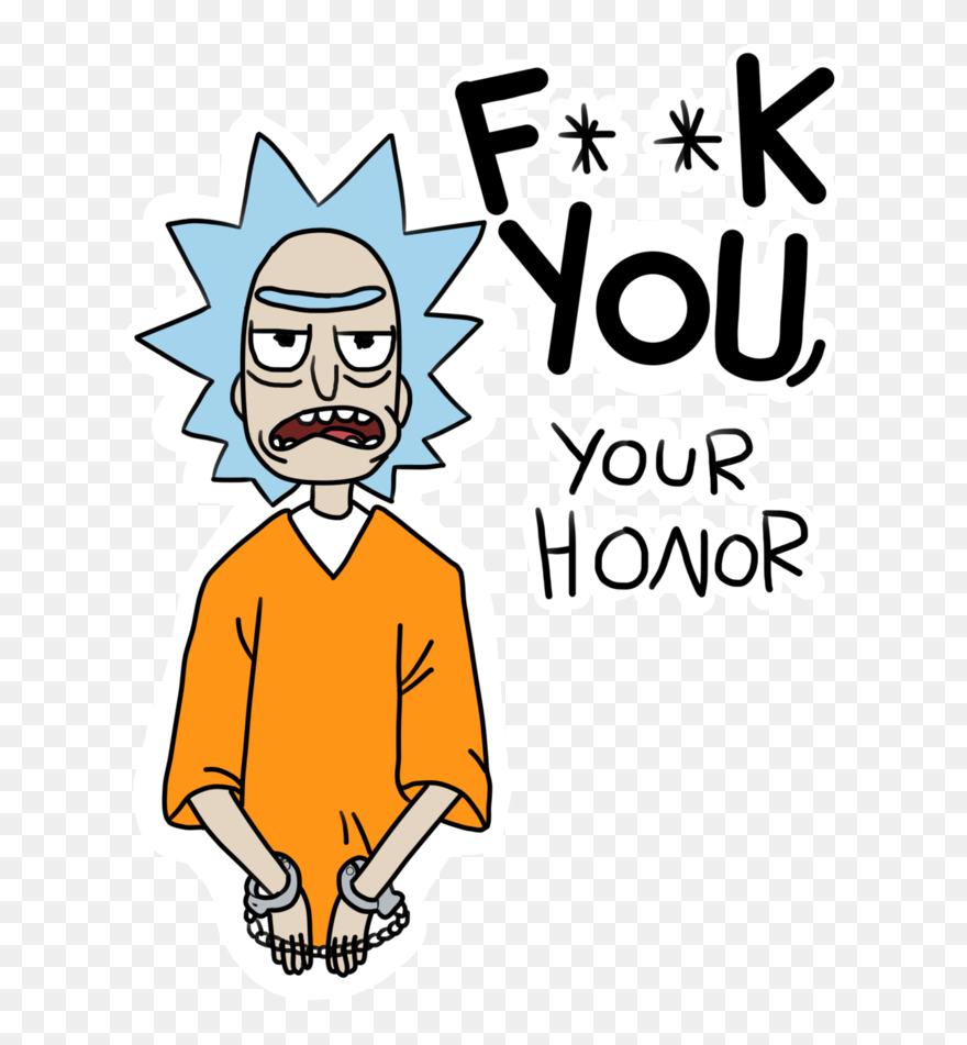 Mr Allen By Bitty Titty Kitty Harvey Birdman, Mister - Rick And Morty Fuck Your Honor Clipart